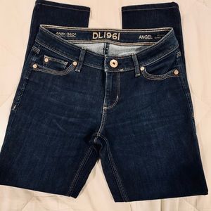 DL1961 Angel Mid Rise Skinny Ankle Mariner Denim